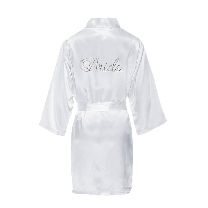 Classy Bride – Engroshandel Morgenkåbe - Dame – Rhinestone Bride kåbe