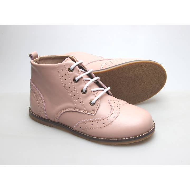 Anchor and Fox - Wholesale Booties – Child - Cambridge Brogue Woodrose2