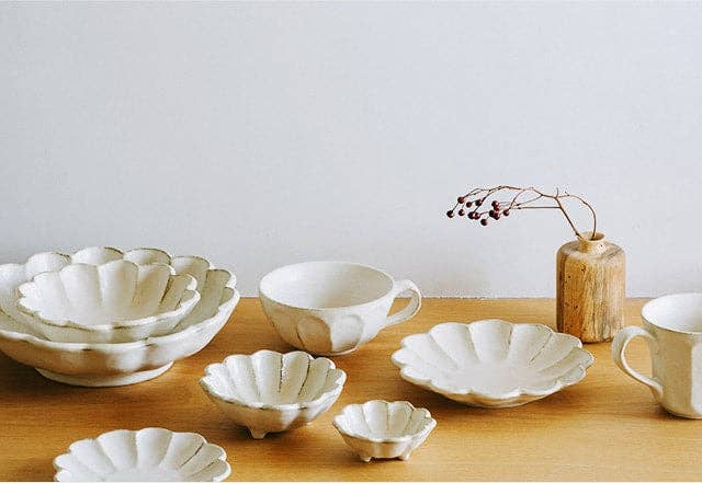 U PLUS INC - Wholesale Bowl - RINKA BOWL BY KANEKO KOHYO White Rinka Bowl Plate14