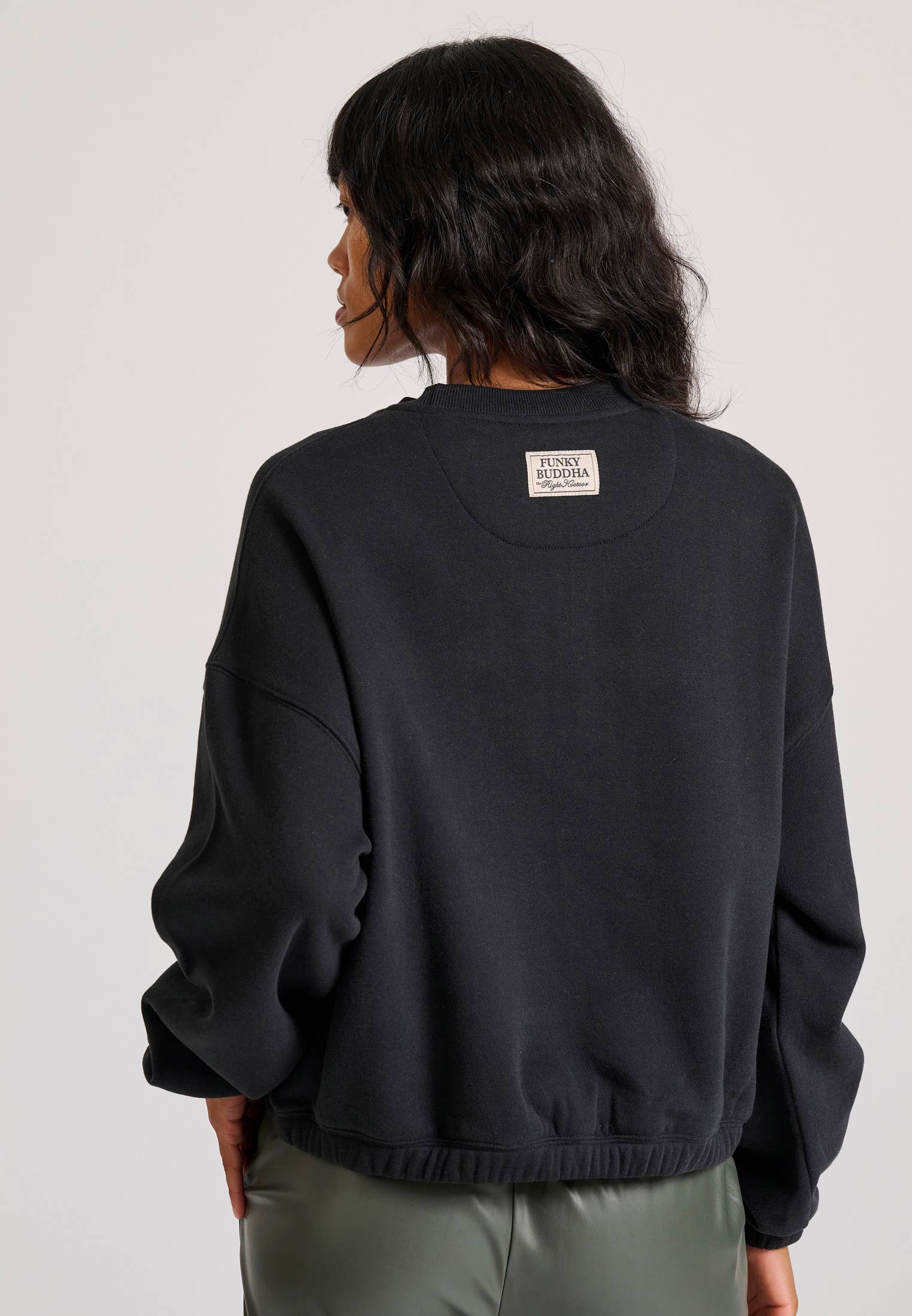 Funky Buddha - Wholesale Sweatshirt - Women's - Ladies Crew Neck Sweater3