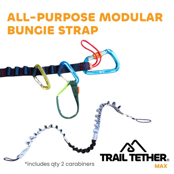 Trail Tether Max - All-Purpose Bungie Gear Management System for wholesale by Trail Tether