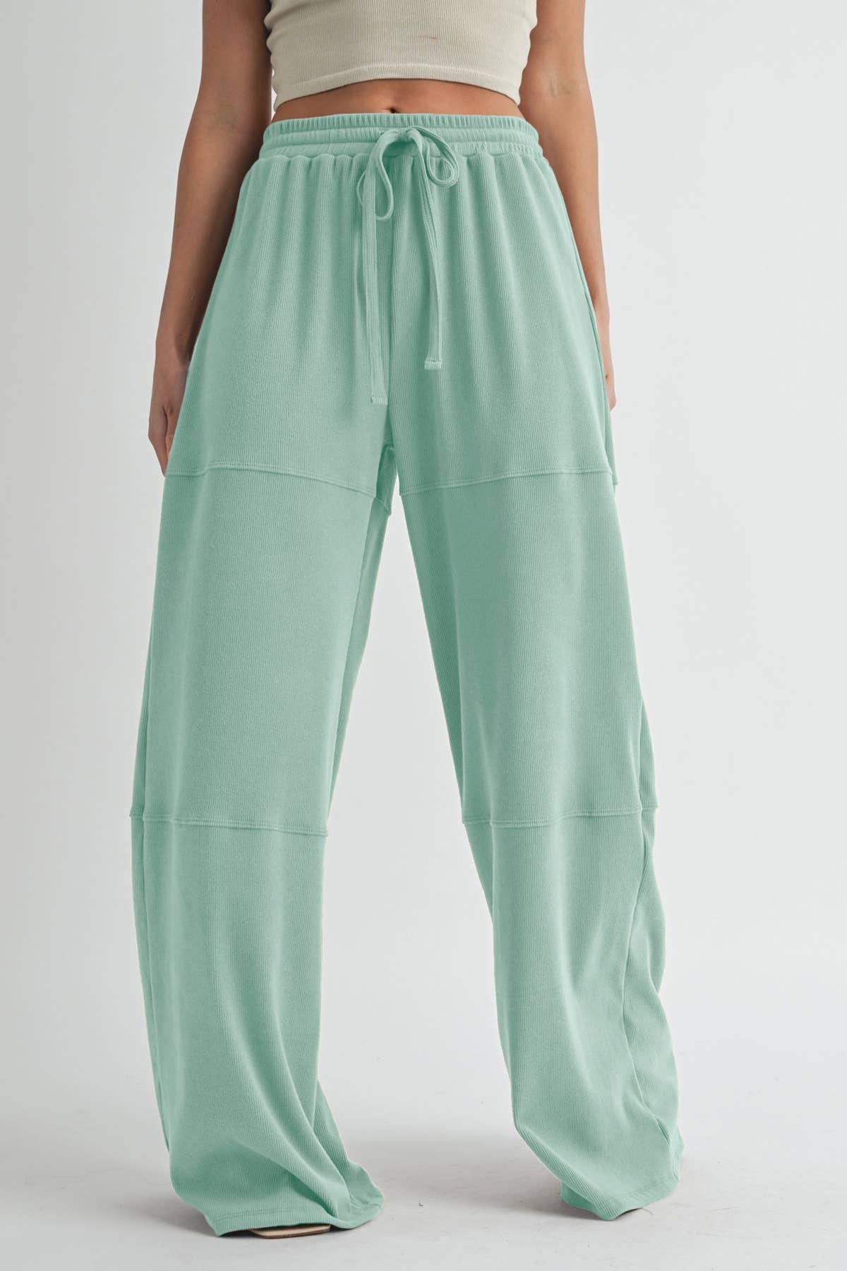 5besties inc - Wholesale Pants - Women's - ELASTIC WAIST WIDE-LEG PANTS.6