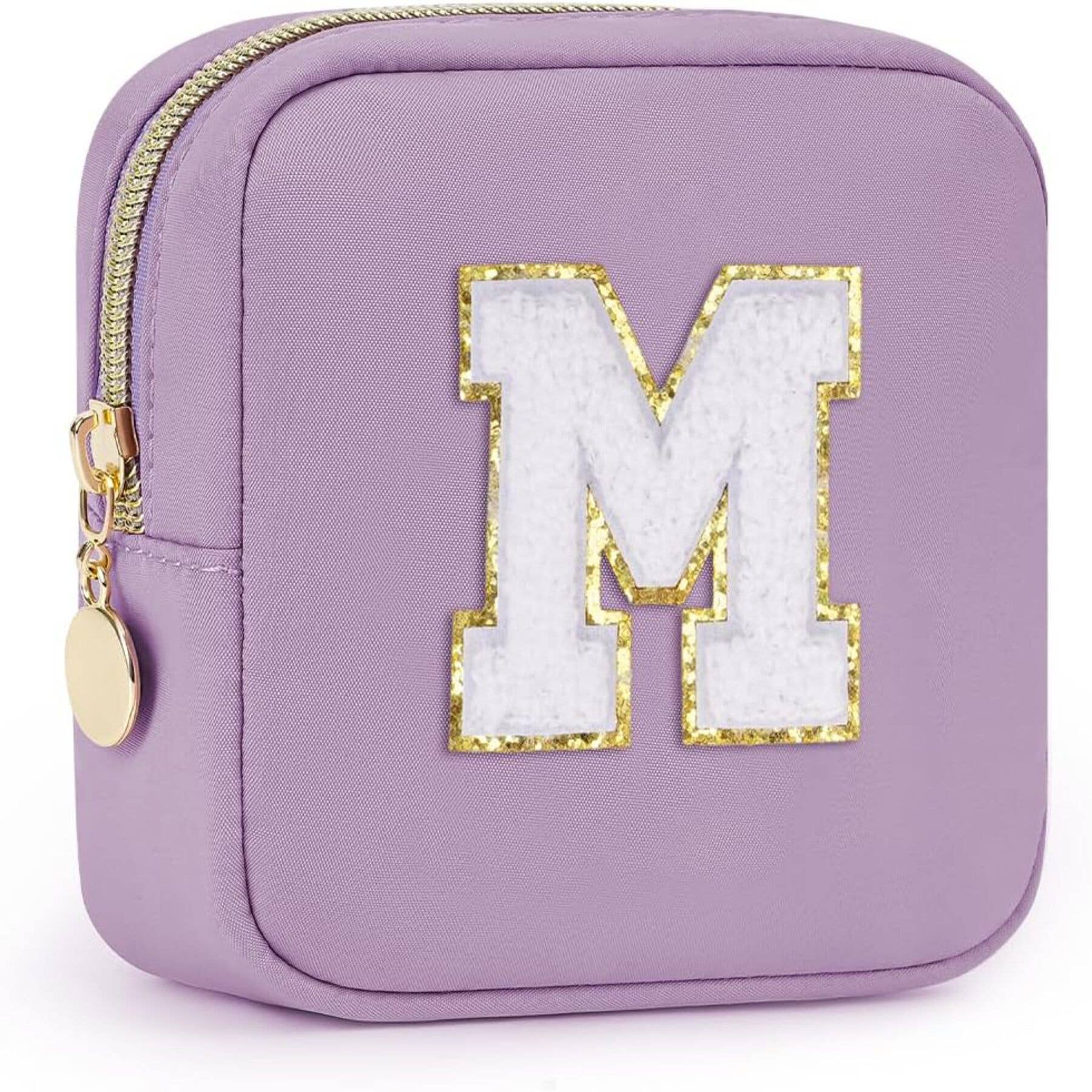 wandf – Großhandel Schmink-/Kosmetiktasche – Personalisierte Monogramm-Tasche Mini Initialen Schminktasche127