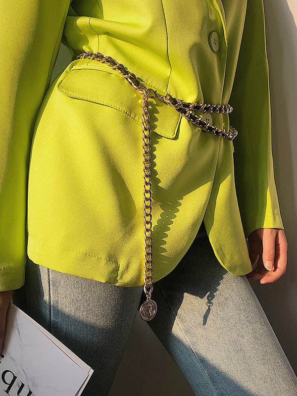 GOLD COLOR Vintage Fashion Geometry Waist Chain for wholesale on Faire3