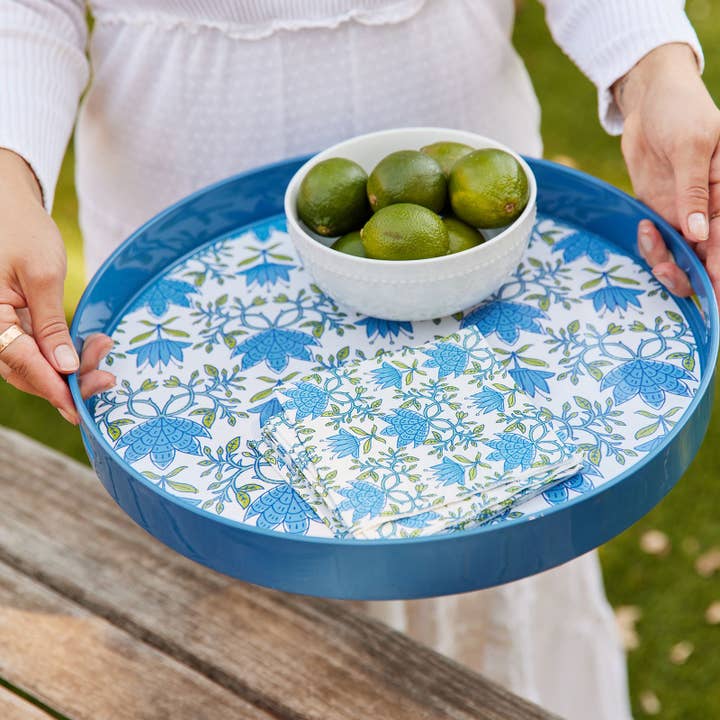 rockflowerpaper - Wholesale Serving Tray - TILLY 15 Inch Round Tray