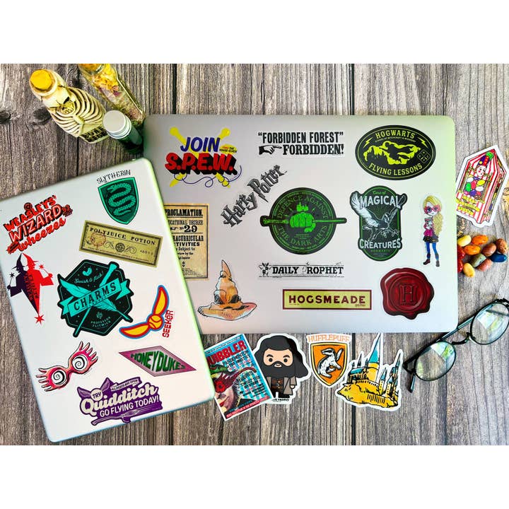 Conquest Journals - Vente Autocollant - Autocollants Harry Potter Transparent Variety (paquet de 50)4