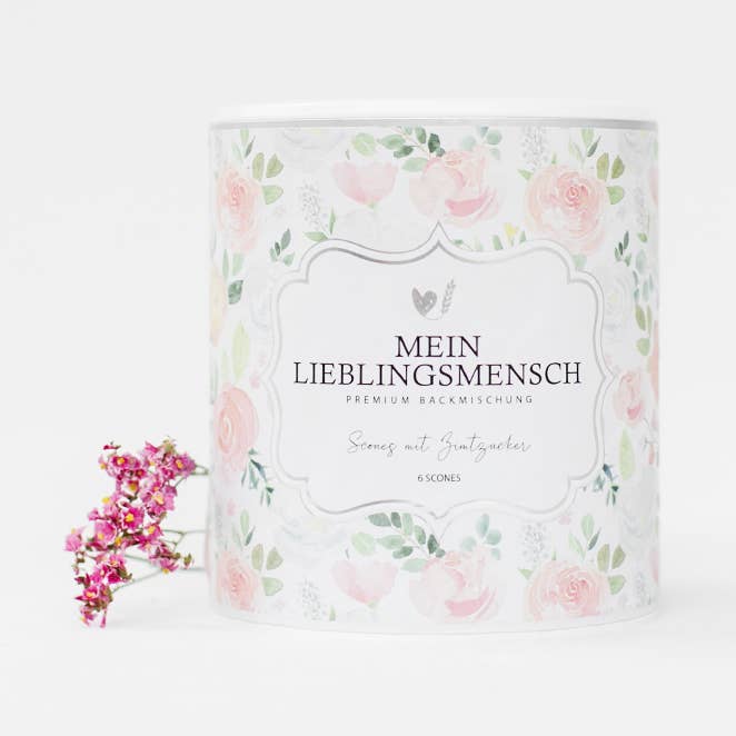 Bake Affair GmbH – Preparado de bolo por atacado – Mistura de panificação Mein Lieblingsmensch - scones com açúcar de canela0