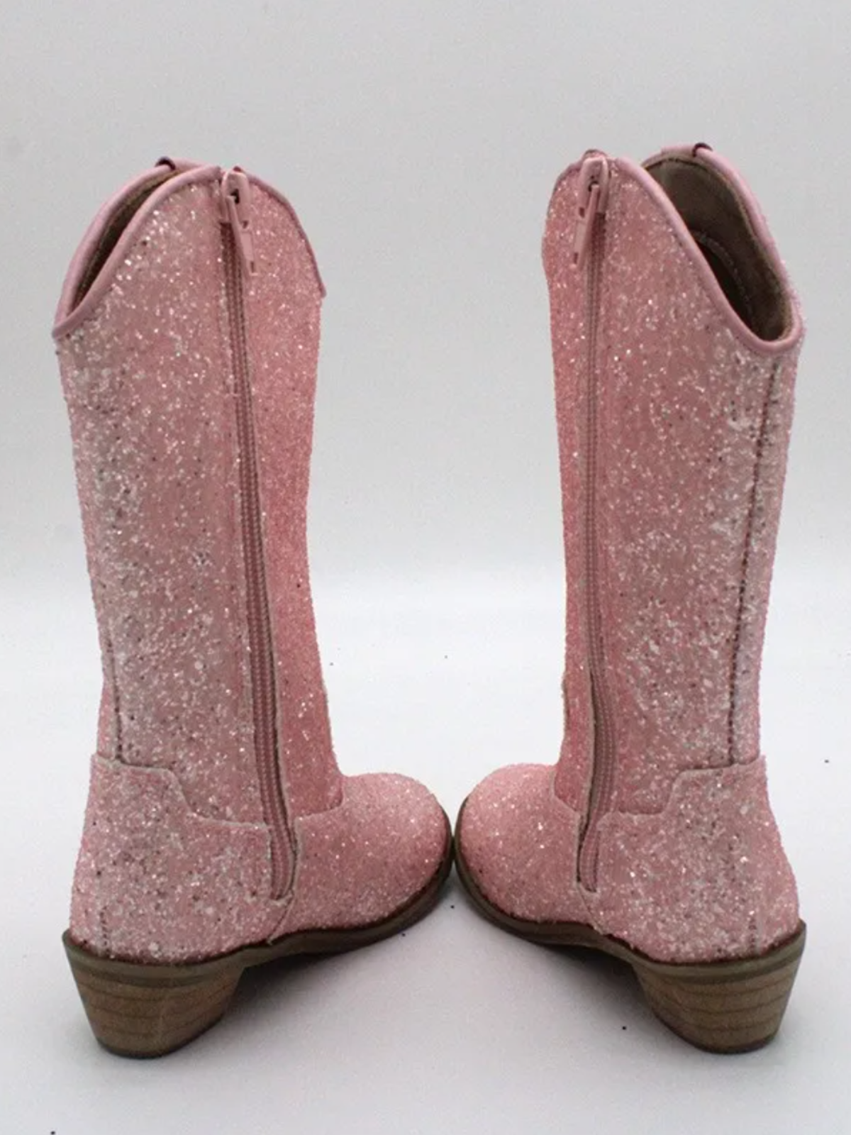 Sparkle and Shine Pink Cowboy Boots by Liv and Mia for wholesale on Faire1