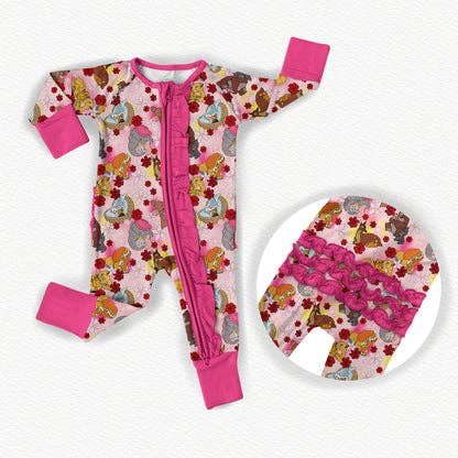 Mom Is Magic Ruffle Bamboo Zippy Pajamas for wholesale by Secret Stock Reserve