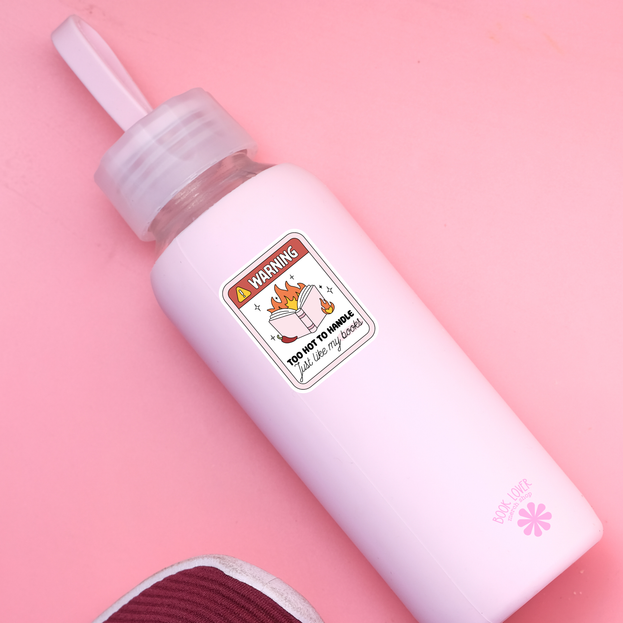 Book Lover Merch Shop - Wholesale Sticker - Warning Too Hot To Handle Stickers / Bookish Stickers2