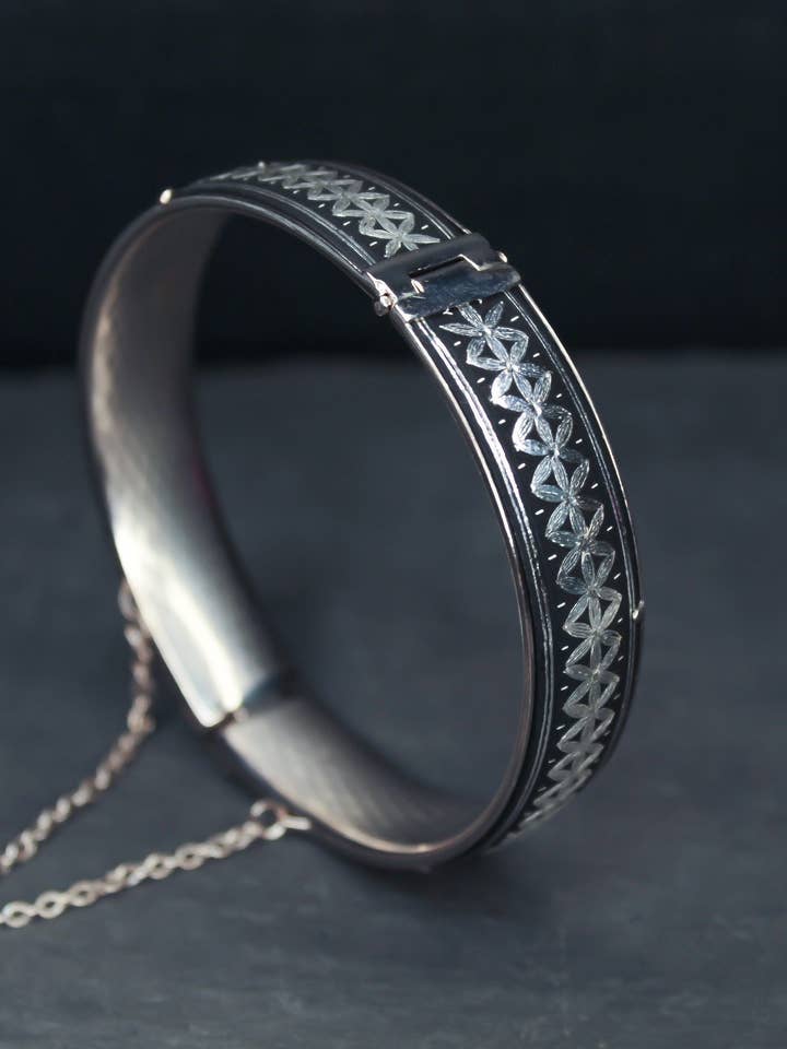 Brazalet Damascene Med Silver för wholesale av Togashi Damasquinos