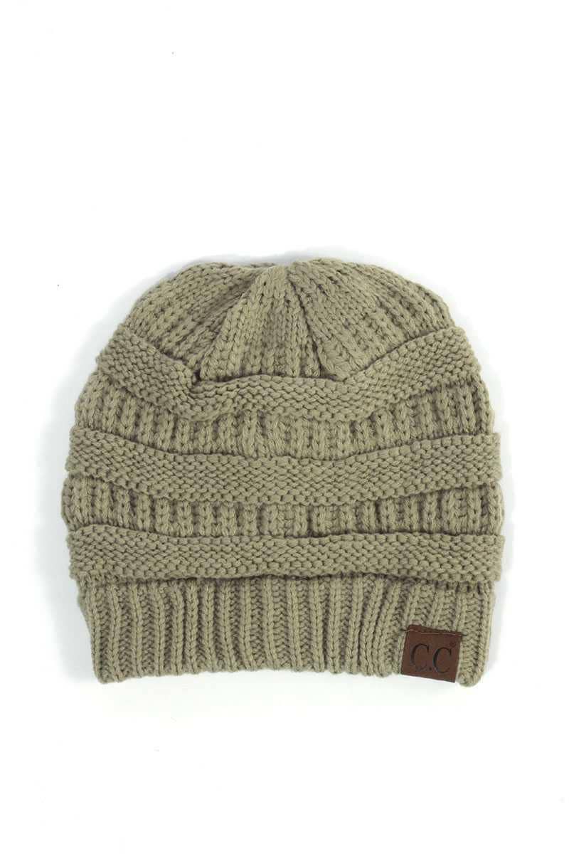 Oblige by G – Großhandel Beanie – Damen – Klassische Strickmütze mit C.C.-Etikett HAT-20A63