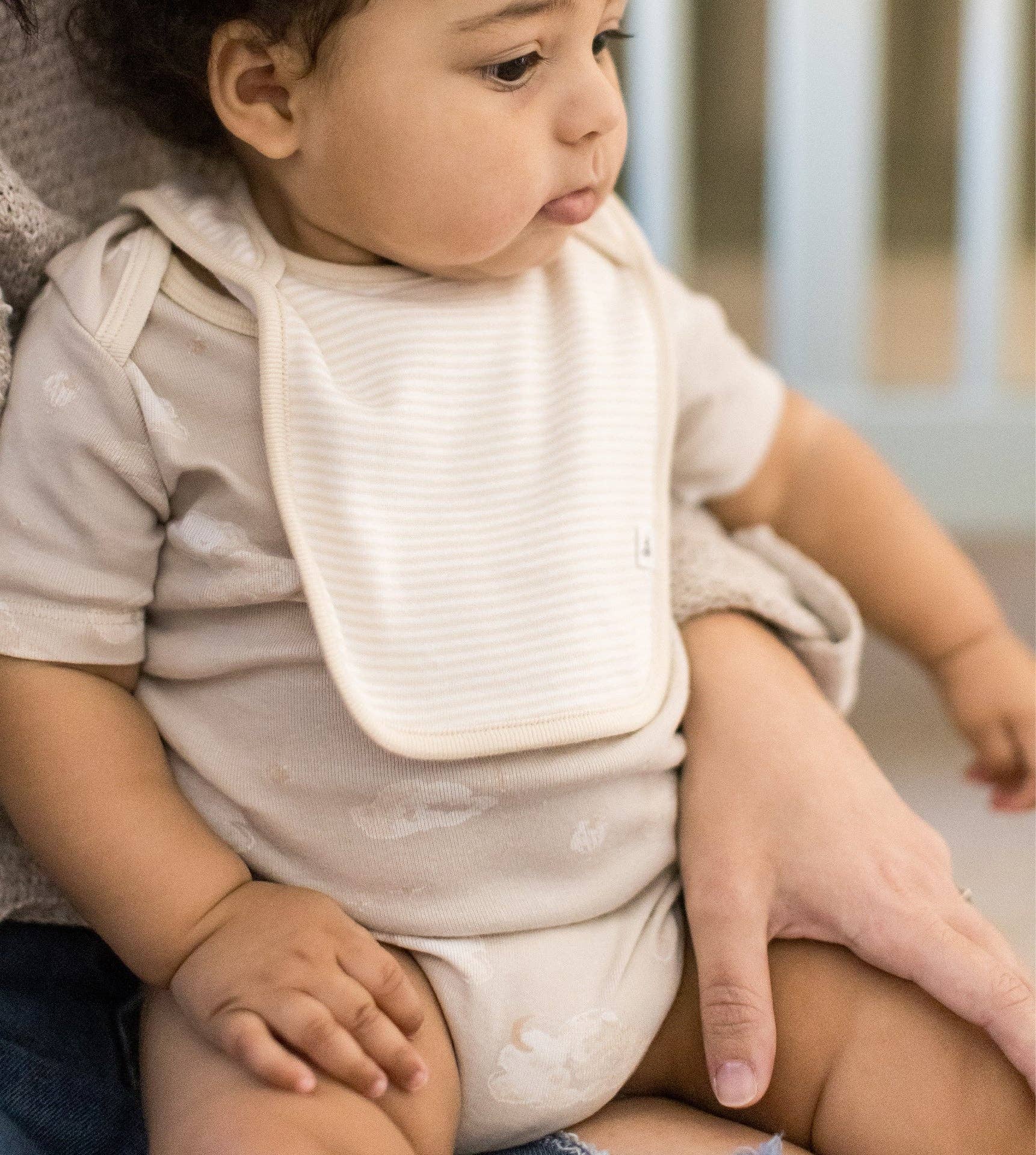 Limestone Swaying Branches Organic Short Sleeve Bodysuit & Pant Set 3 Pack for wholesale on Faire7