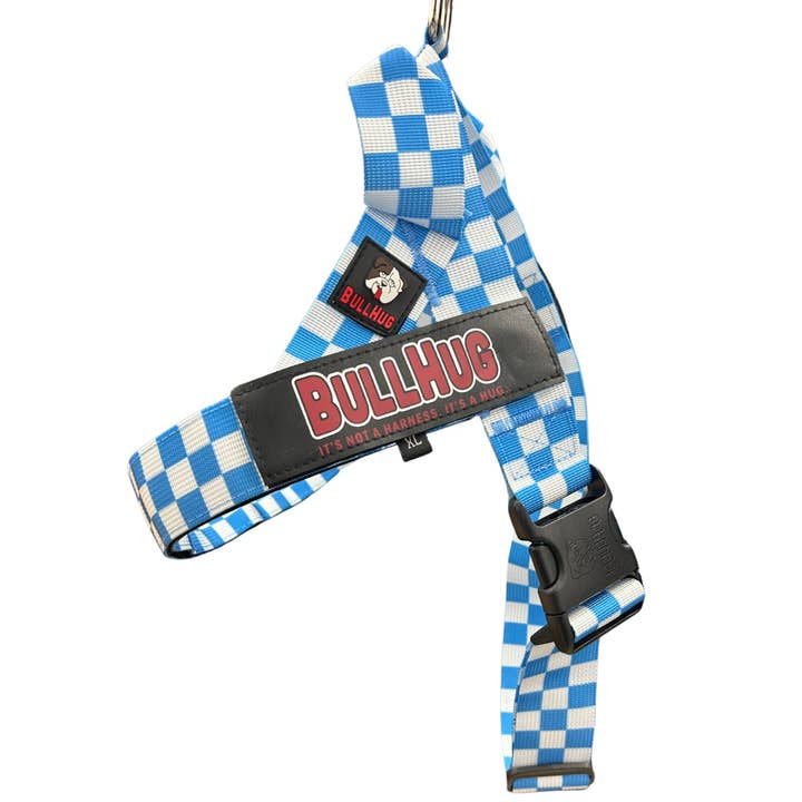 "BLUE CHECKERS " BULLHUG HARNESS for wholesale by Bullhug