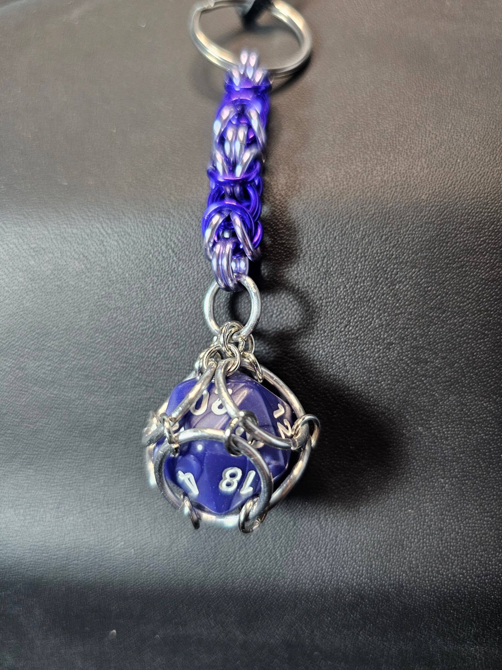 Heartsanstuff - Wholesale Keychain - Unisex - Trapped D20 Keychain Byzantine3