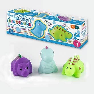 Buddy and Barney LLC - Wholesale Bath Toy - Baby - Bath Time Dinosaur Squiter & LED