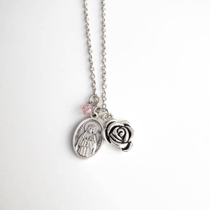 St Rose of Lima Necklace for wholesale by Sagely Sparrow