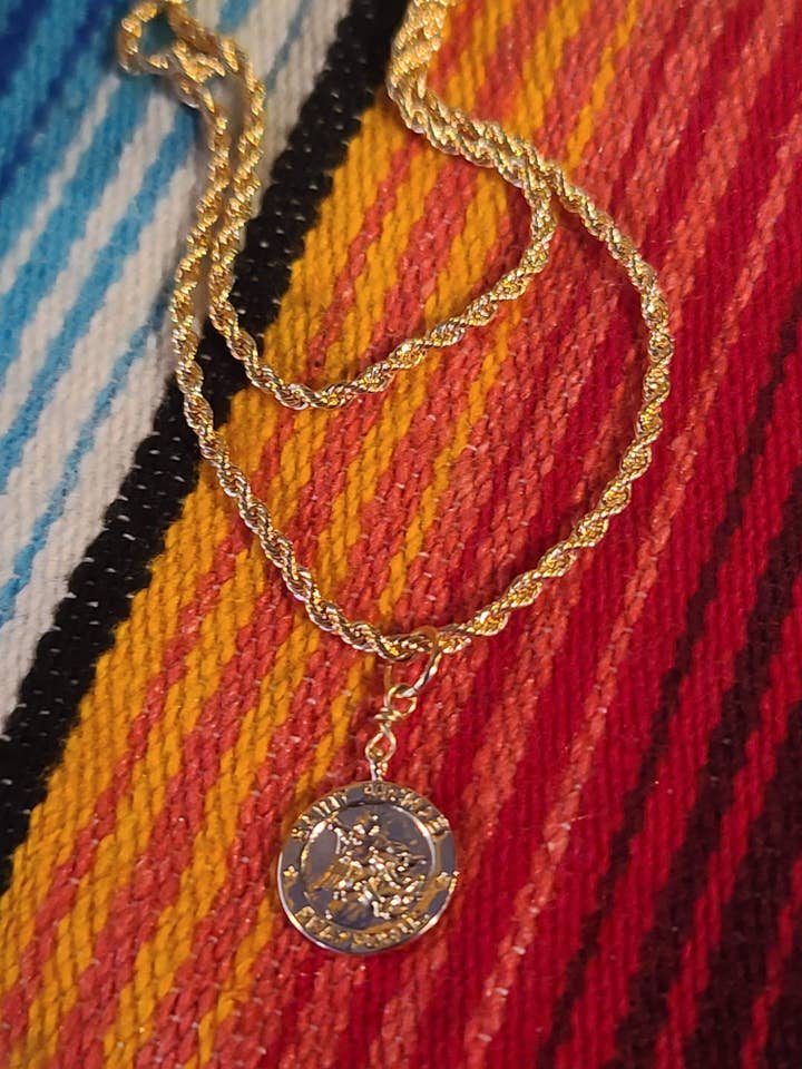 St. Michael Rope Chain Necklace for wholesale by ilaments