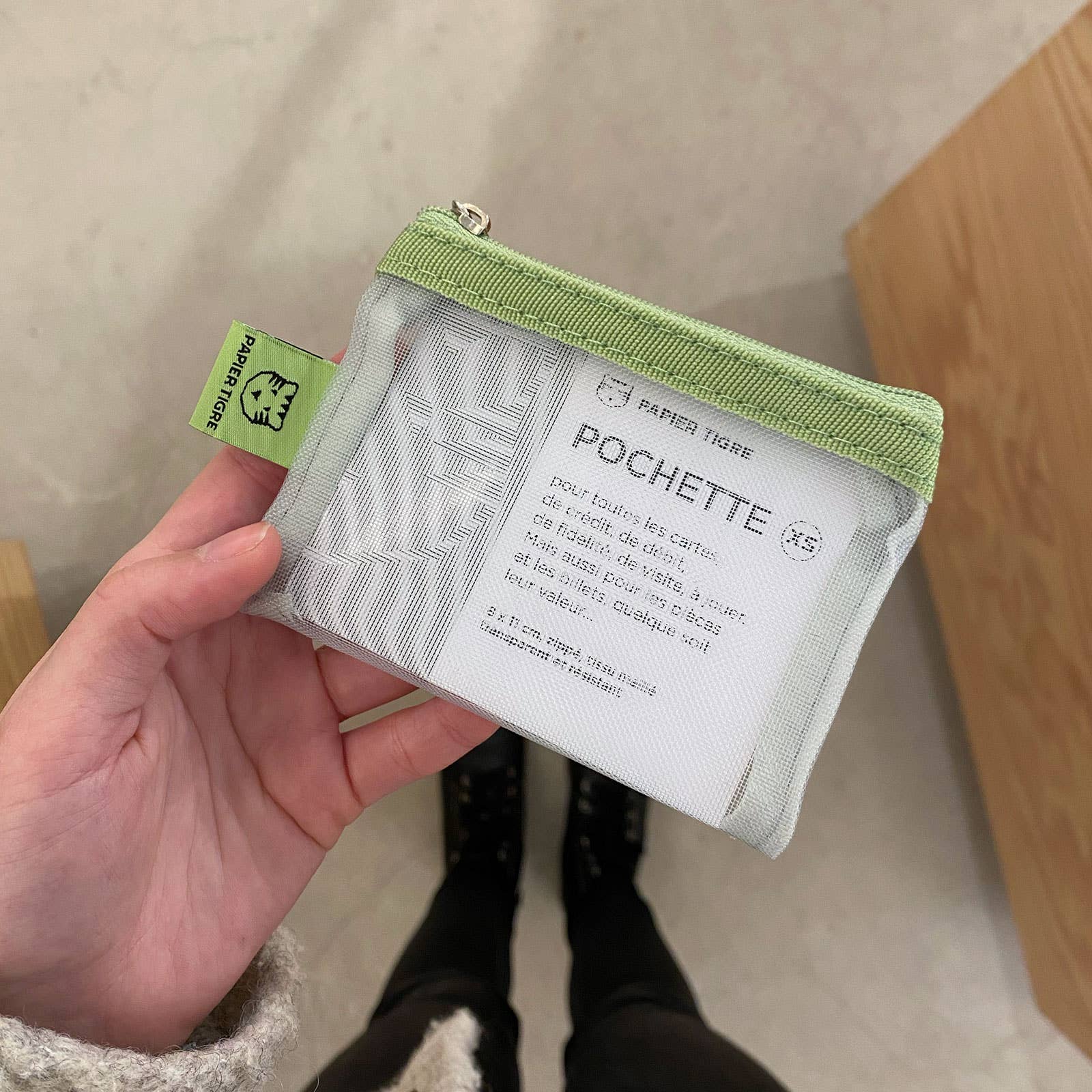 Papier Tigre – Großhandel Beutel – Damen – Mesh-Tasche - XS4