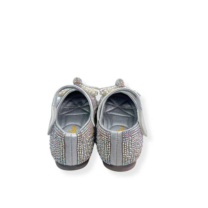 Doe a Dear - Wholesale Flats/Loafers - Kids - S9991 Pearl & Rhinestone Flat Shoes (3 Colors)9