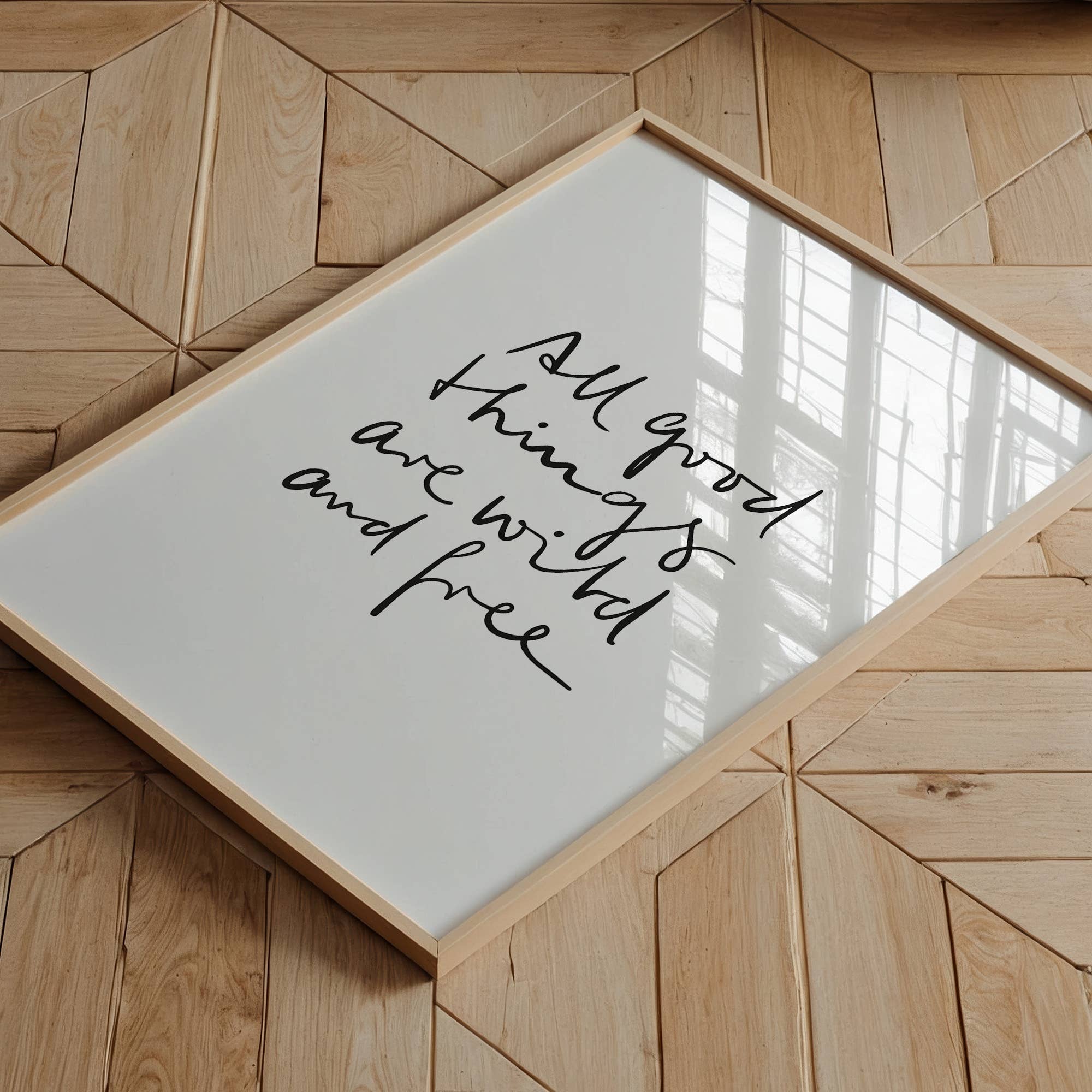 Tales by Jen - Vente Poster - Affiche « All good things are wild and free » sur papier mat 300 g/m²8