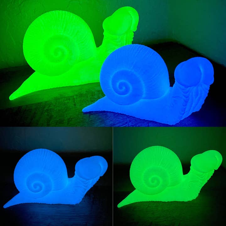 NumanPrints - Vente Cadeau amusant/original - Pénis Snail Garden Dick Glow The Dark Fucktopus5