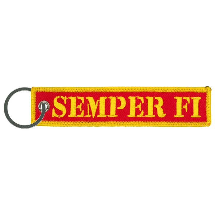 MULTI Hot Leathers U.S.M.C. Semper Fi Key Chain Fob for wholesale on Faire1