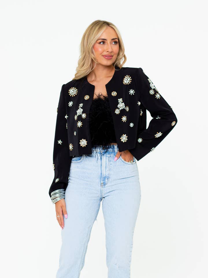 Jocelyn Schwarzer Blazer für den Großhandel von BuddyLove