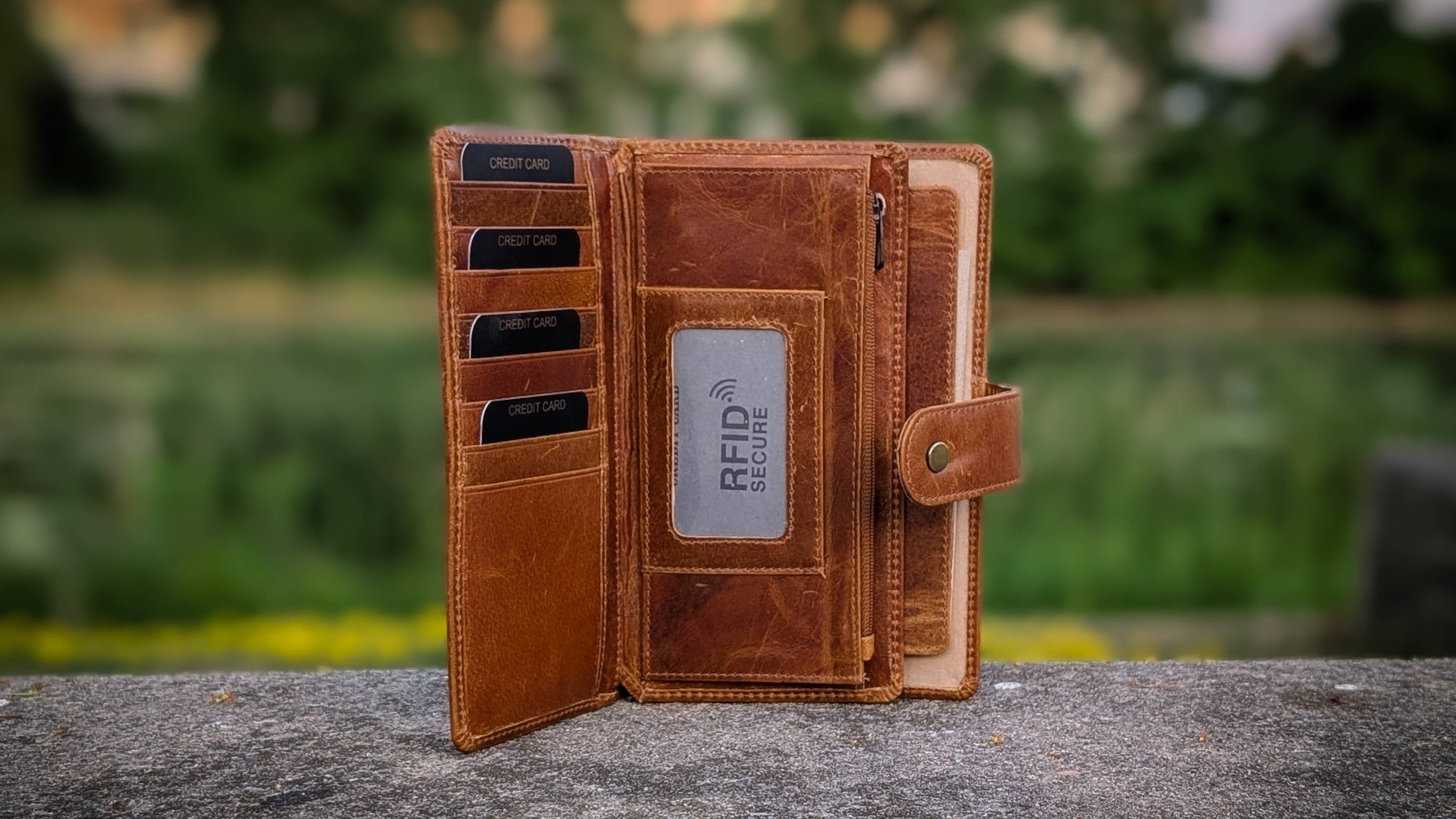 Alta Quero - Wholesale Wallet - Women's - Genuine Leather Ladies Wallet RFID – Tan8