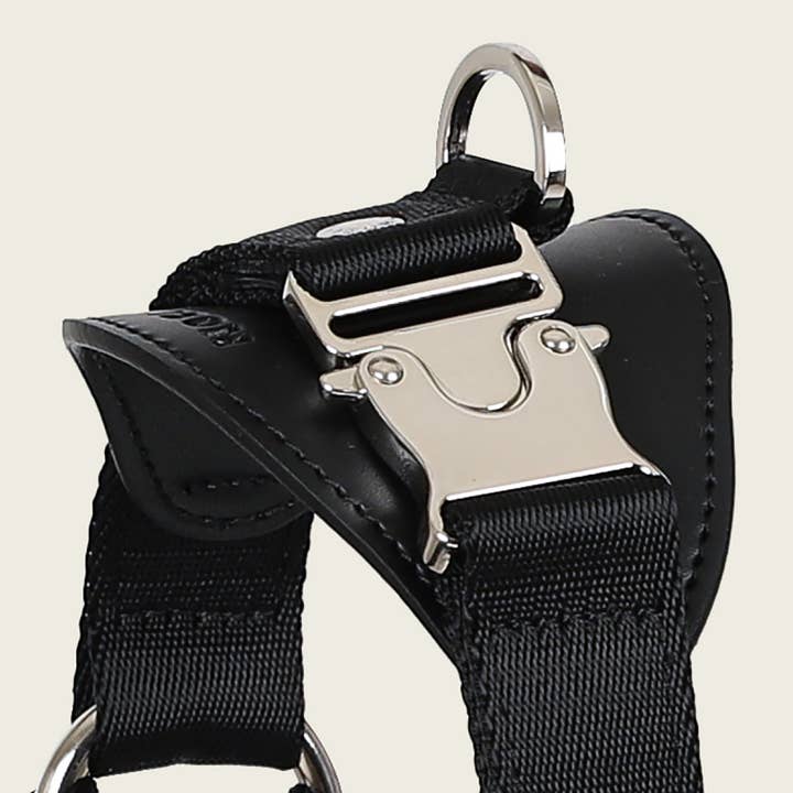 Hozi - Wholesale Pet Harness - Dog - Horsebit Harness : Black2