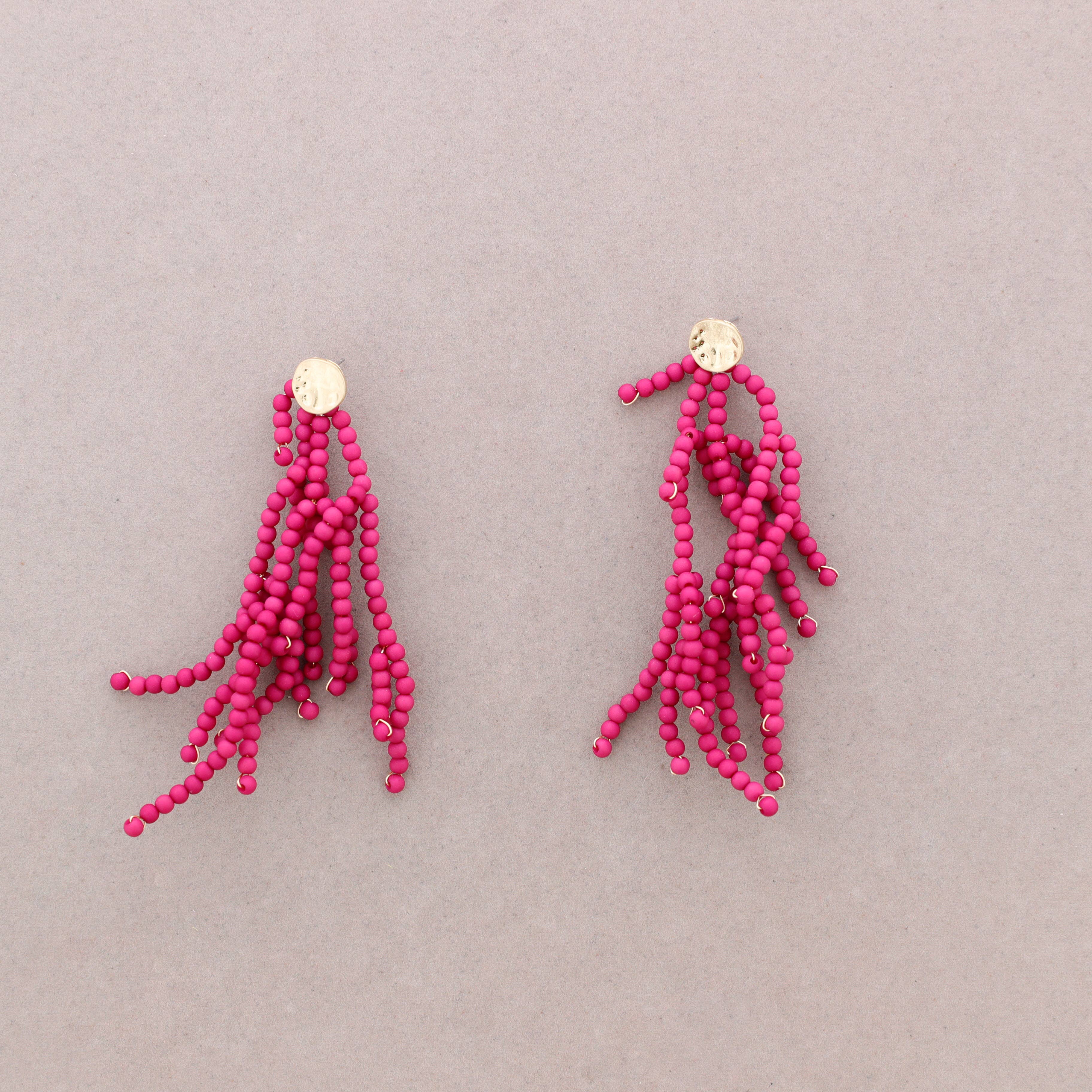 Sonata - Wholesale Kliksieraden - Flexibele Hangende Oorbellen Hars Kralen6