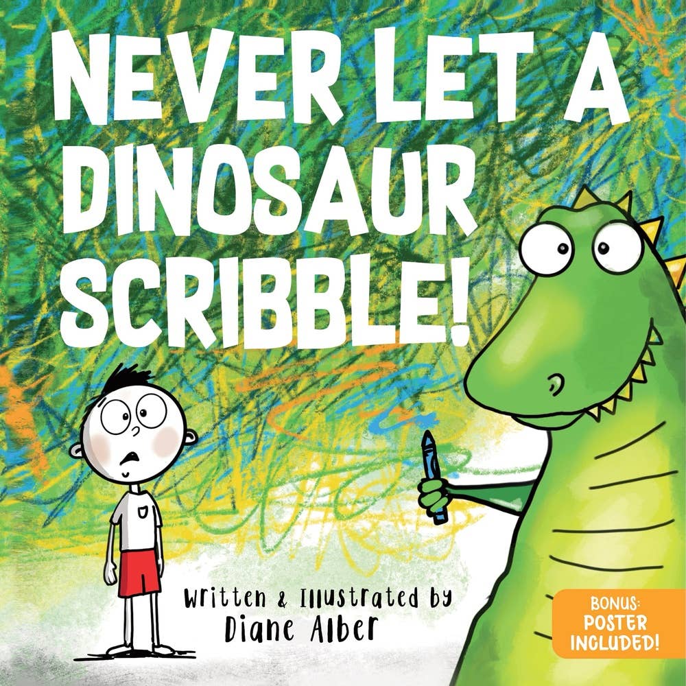 Sourcebooks - Wholesale Preschool Book (3-5) - Never Let a Dinosaur Scribble0