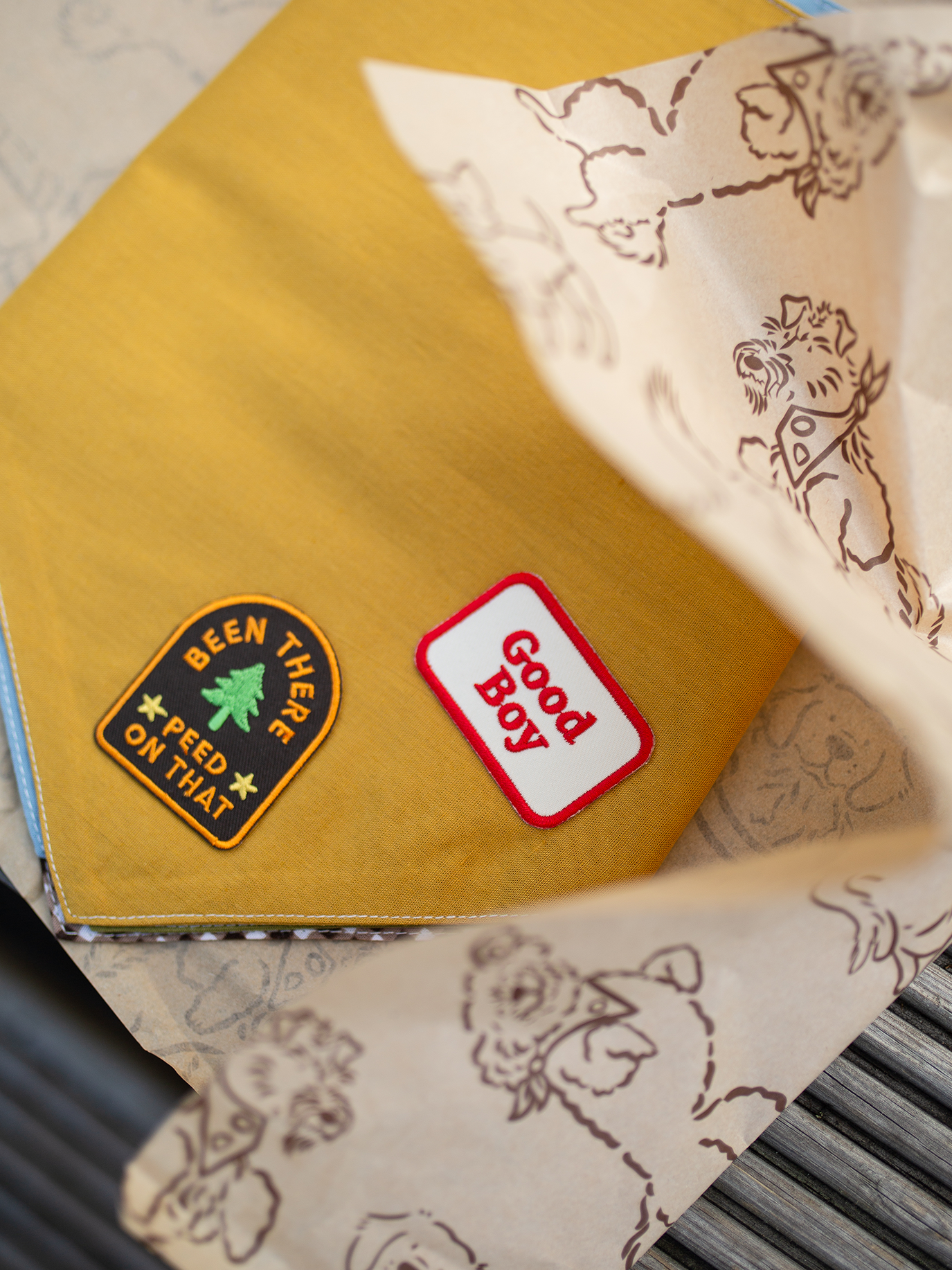 Scout's Honour Pty Ltd - Wholesale Pet Bandana - Dog - Good Boy iron-on patch for dogs and cats4