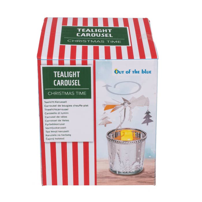 Out of the blue KG - Wholesale Christmas Decoration - Tea light carousel, Christmas Time,1