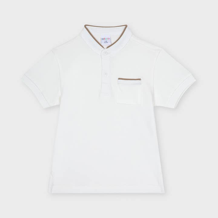 BB-ND8584-12 - Kortärmad pikétröja för små pojkar för wholesale av Ativo Kids