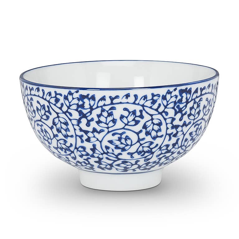 Abbott - Venta al por mayor Tazón - Cuenco de arroz azul/blanco-6Asst-4"D-14698