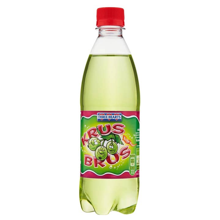 Sweetish- Swedish Candy Wholesale - Wholesale Soda/Carbonated Drink - Krusbrus Gooseberry Soft Drink 50CL