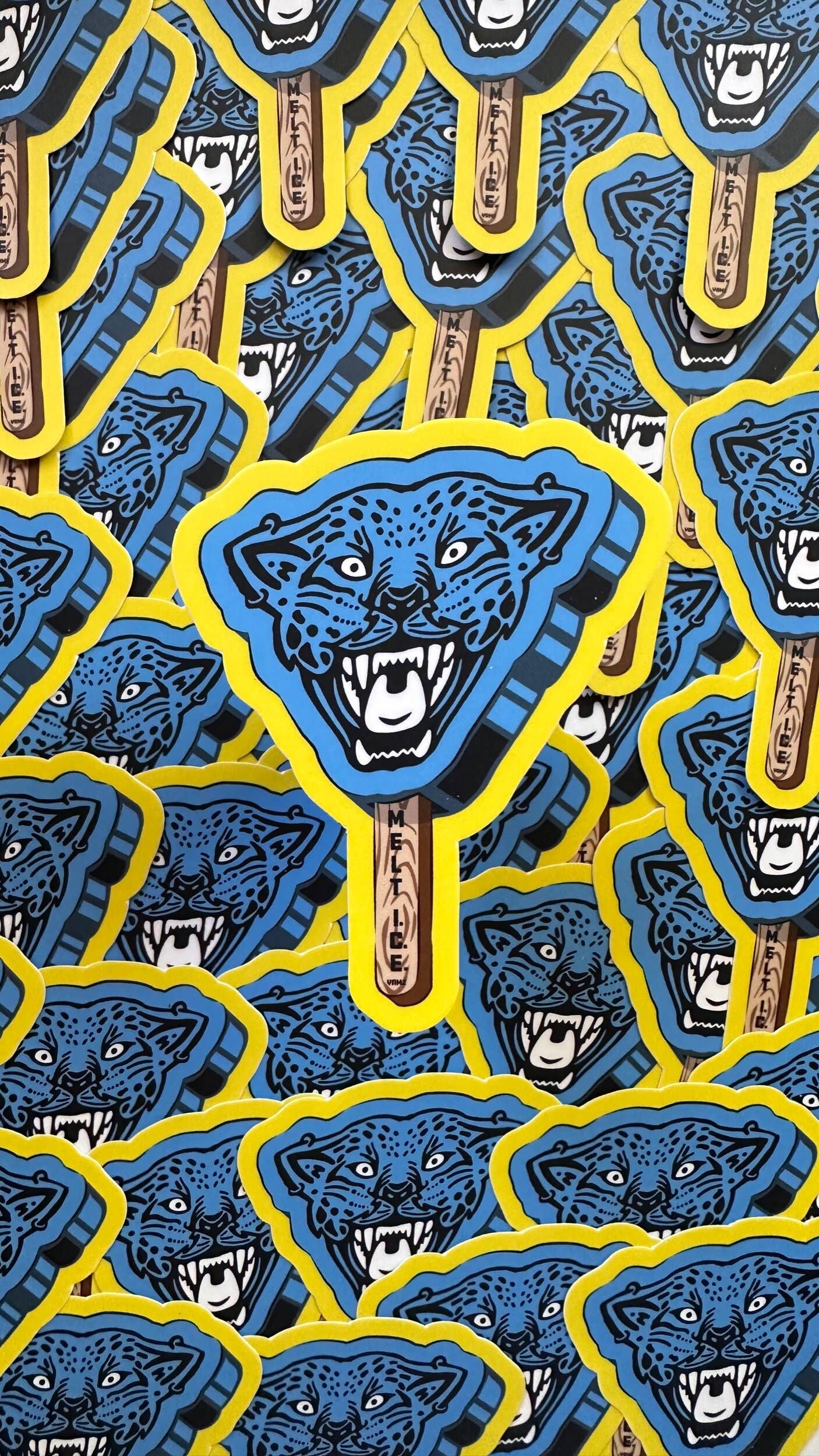 YAMZ: World of Color - Wholesale Sticker - Melt ICE Popsicle Sticker0