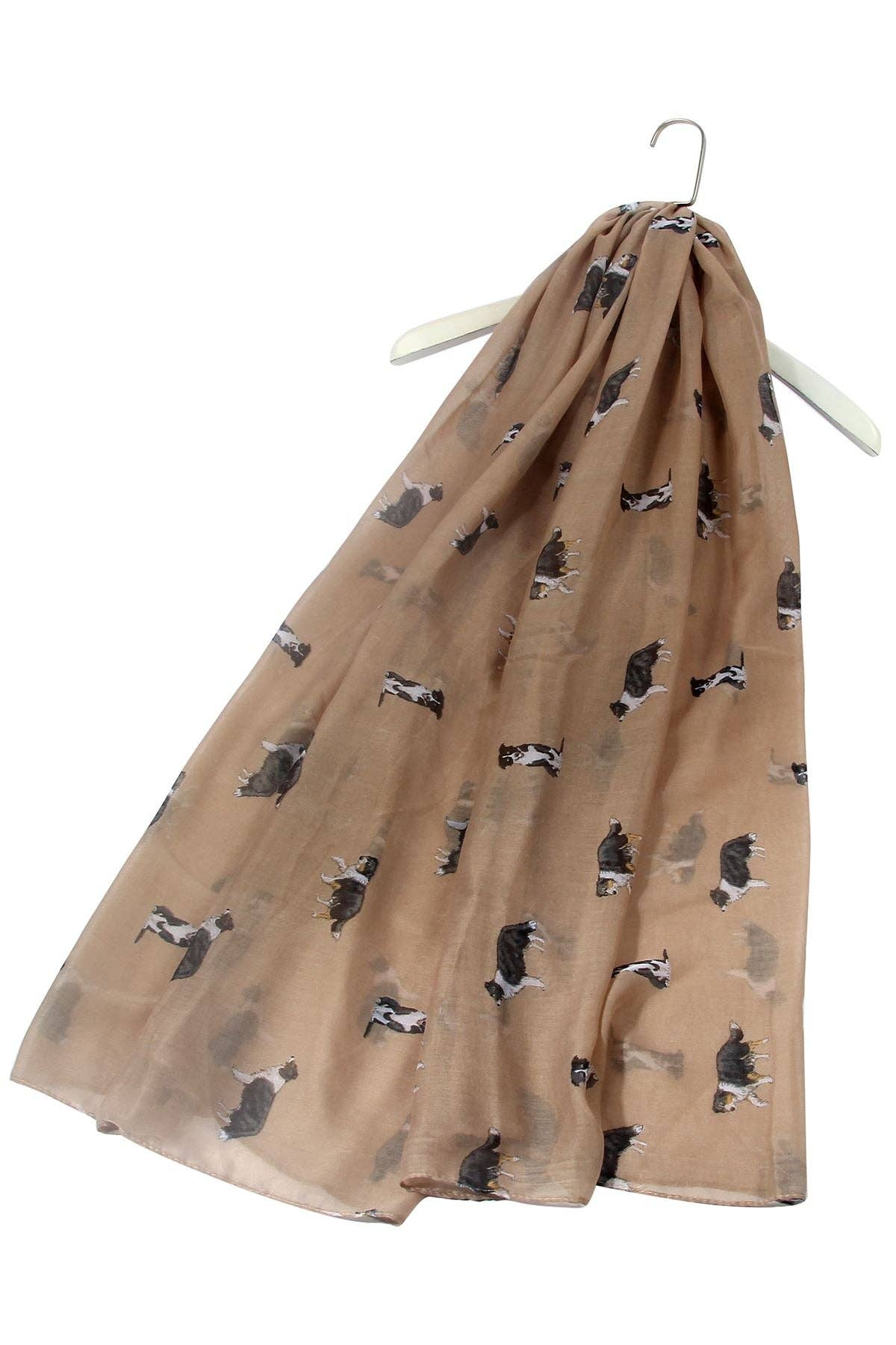 Fashion Scarf World - Wholesale Scarf - Women's - Border Collie Sheep Dog Print Scarf4