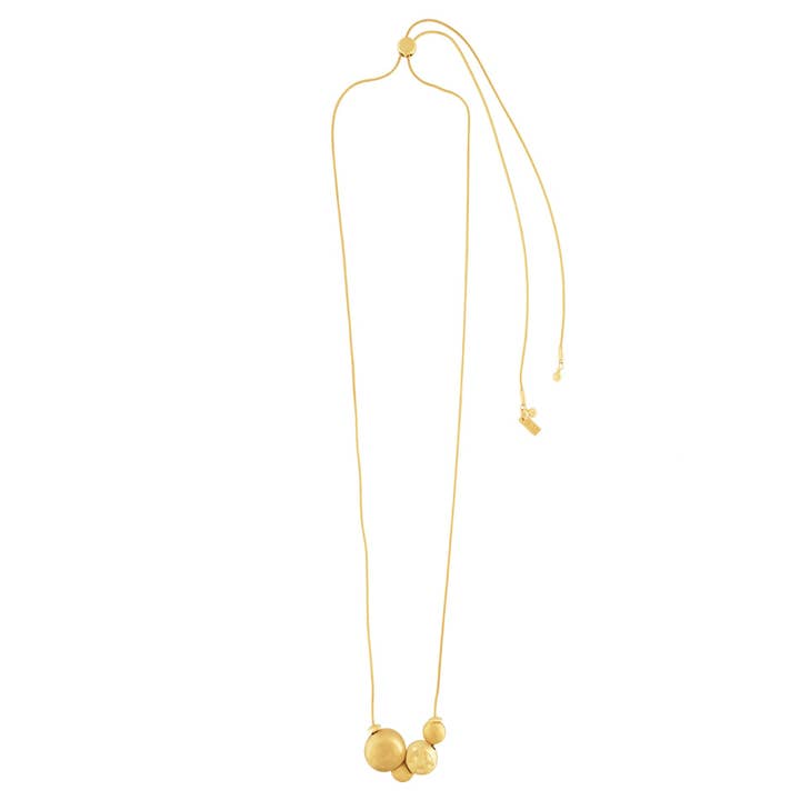 Dansk Copenhagen – Engroshandel Halskæde med vedhæng – Tabitha Multi Balls Necklace Gold Plating3