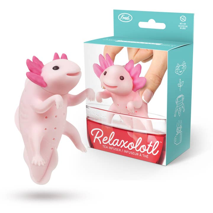 Fred - Wholesale Tea Strainer/Infuser - Relaxolotl - Axolotl Tea Infuser