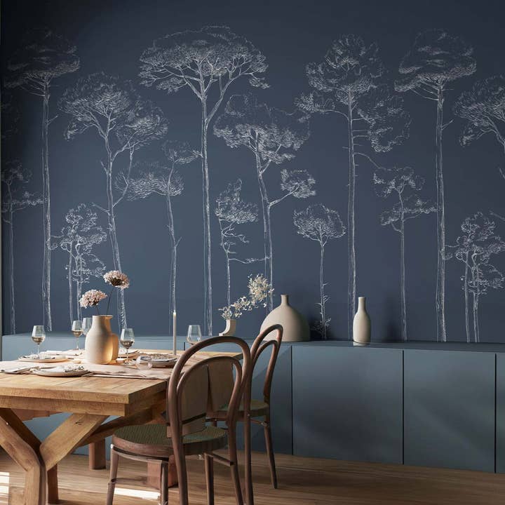 Under the Pines Wall Mural for wholesale by Veer Decor