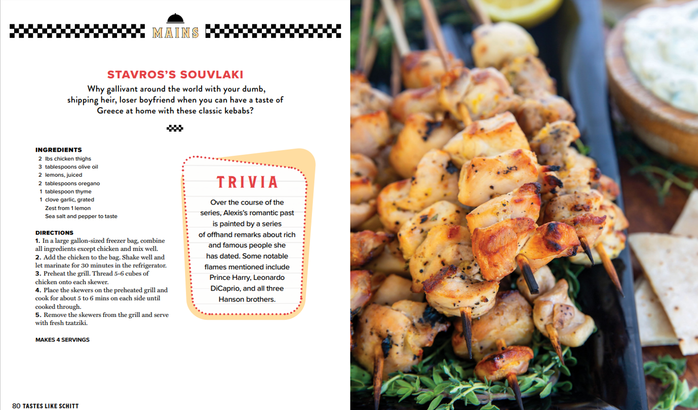 Topix Media Lab - Vente Cuisine et gastronomie - Goûte comme Schitt : Le livre de cuisine non officiel de Schitt's Creek2