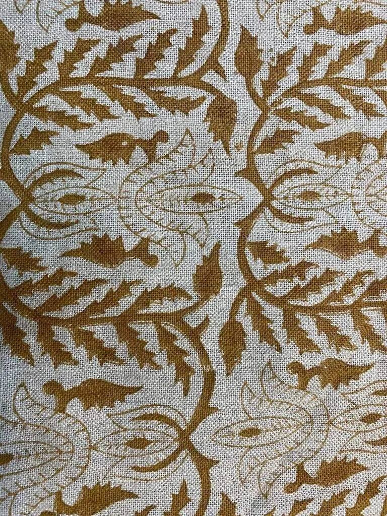 Thread To Form - Wholesale Fabric - Ria Hand Block Print Linen Fabric For Upholstery and Curtains2