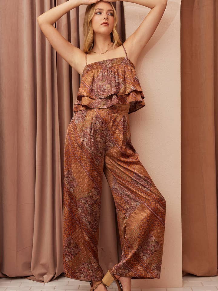 PAISLEY PATCHWORK PRINT SATINBUKSER MED BREDE BEN for engroshandel hos mittoshop