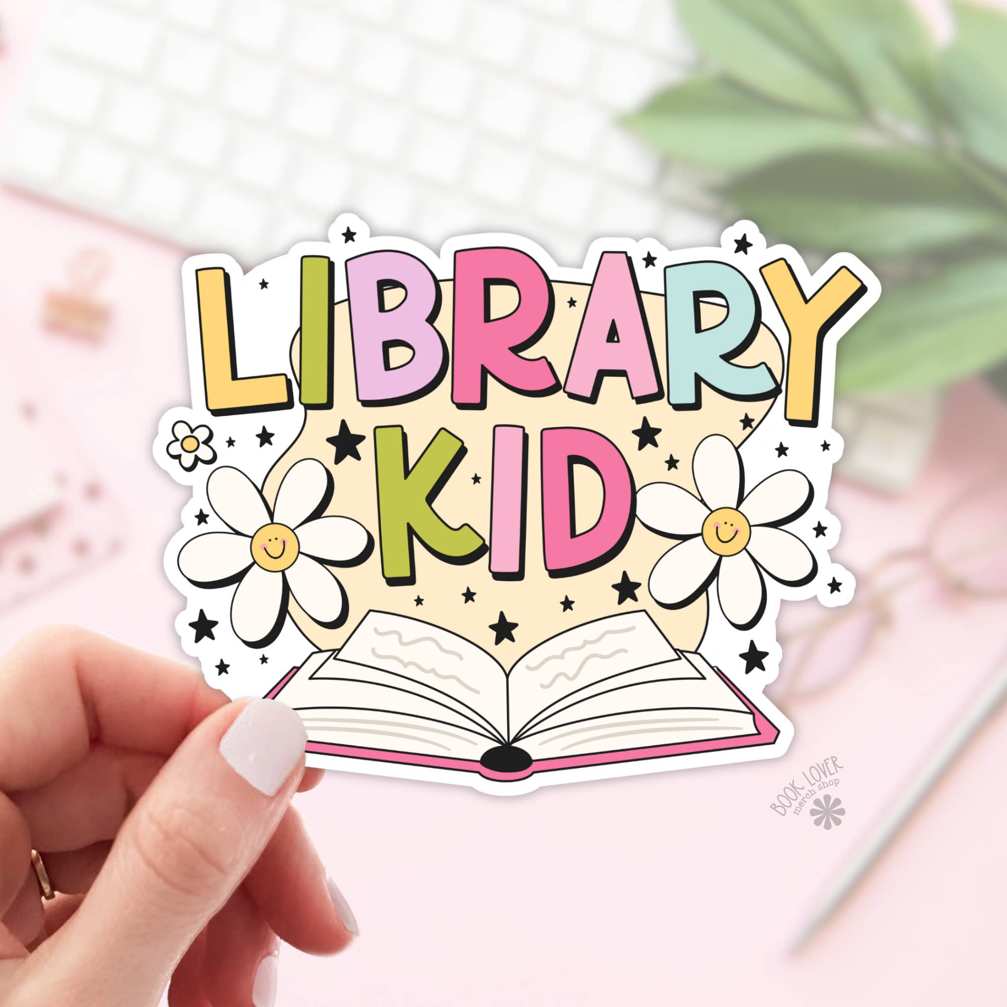 Book Lover Merch Shop - Wholesale Sticker - Library Kid Stickers / Bookish Stickers / Book Lover Gift