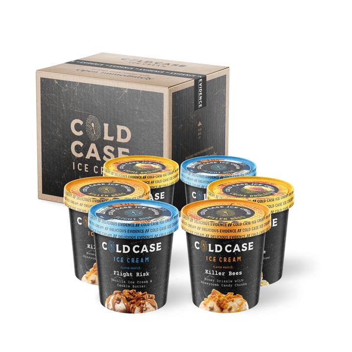 Sweet Gold Tooth Ice Cream 6 Pack - 3 Flavors for wholesale by Cold Case Ice Cream