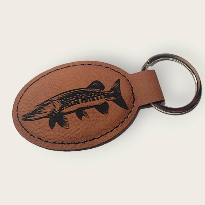 Pike Keychain for wholesale by Olive Branch Laserworks