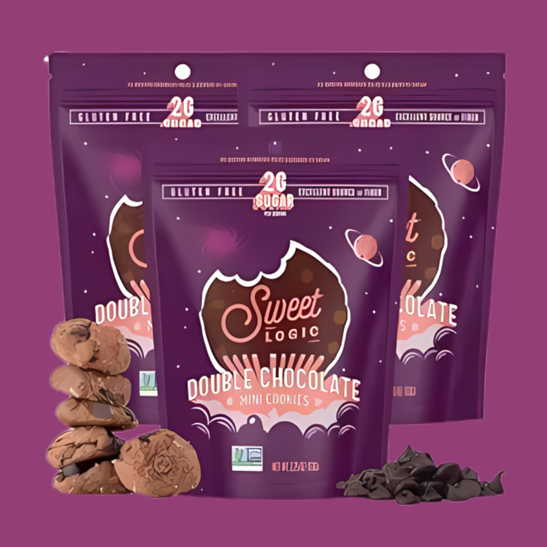 Sweet Logic - Wholesale Cookie - Double Chocolate Brownie Mini-Cookies - Keto, Nut-Free6