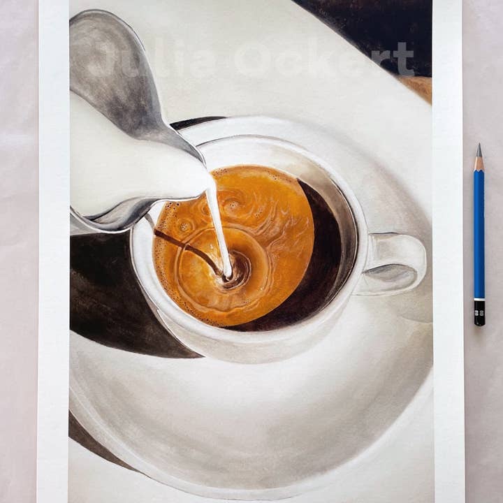 Julia Ockert - Wholesale Art print - Morning Coffee Art Print 3